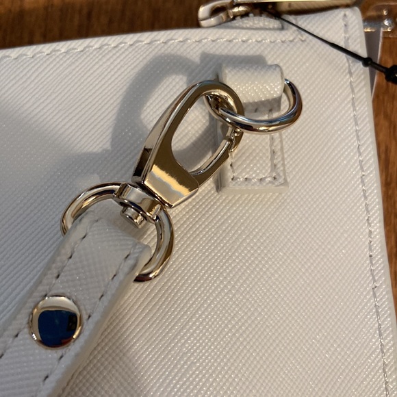 WHBM White Floral Clutch - Picture 6 of 12